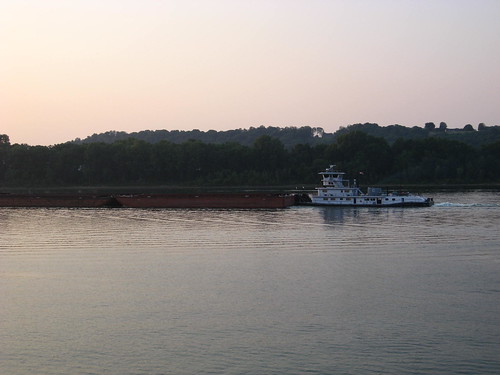 ohio water river kentucky barge