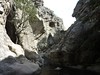 L'entrée du canyon de Piscia di Ghjaddu