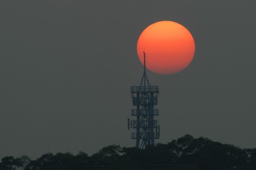 sunset sky sun haze day taiwan clear 夕陽 台灣 太陽 新竹 80400mmf4556dvr exploresep152007366 photoexplore 137billionyears