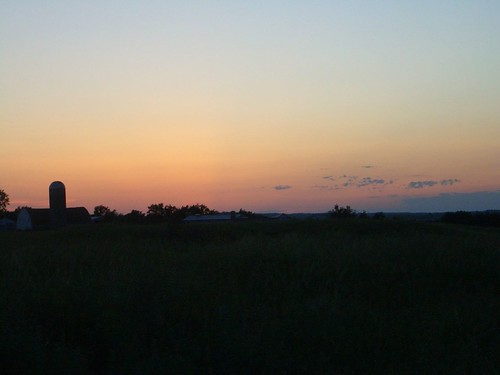 sunset sky sun southdakota farm prairie