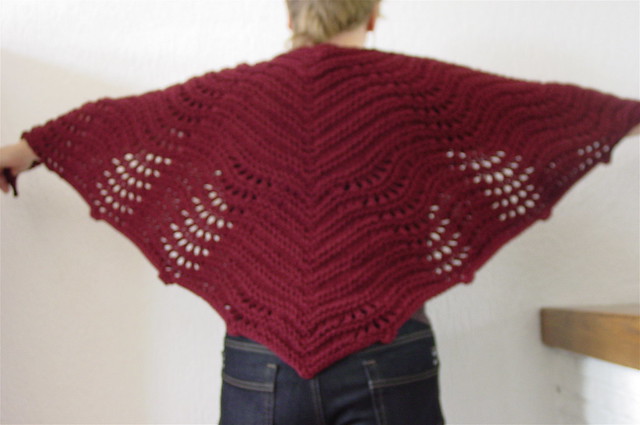 Feather and Fan Comfort Shawl - Ravelry - a knit and crochet community