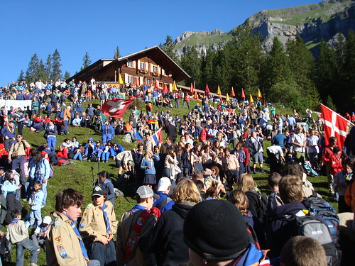 people switzerland scouts kandersteg 2007 centenary oeschinensee fenners1984 scoutingssunrise kanderjam scoutingphotographycompetition