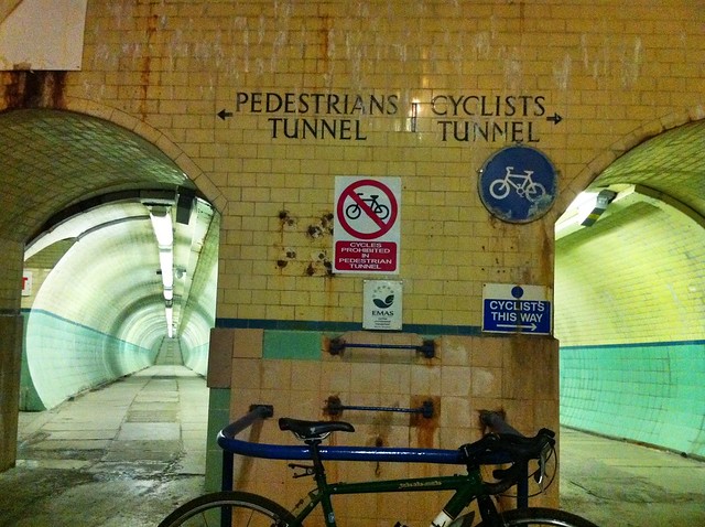 Cyclists' & pedestrians' Tyne Tunnel