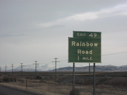 sign idaho us30 interstatehighway i86 biggreensign powercounty exit49