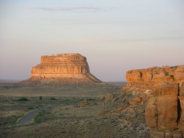 Fajada Butte in Chaco Canyon