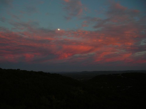 sunset moon creek texas pipe el hills cielo bandera flickrexport2demo