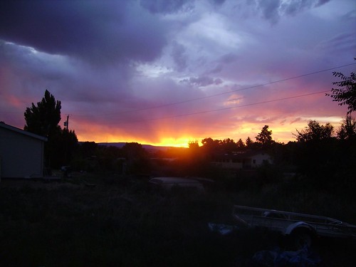 sunset clouds espanola