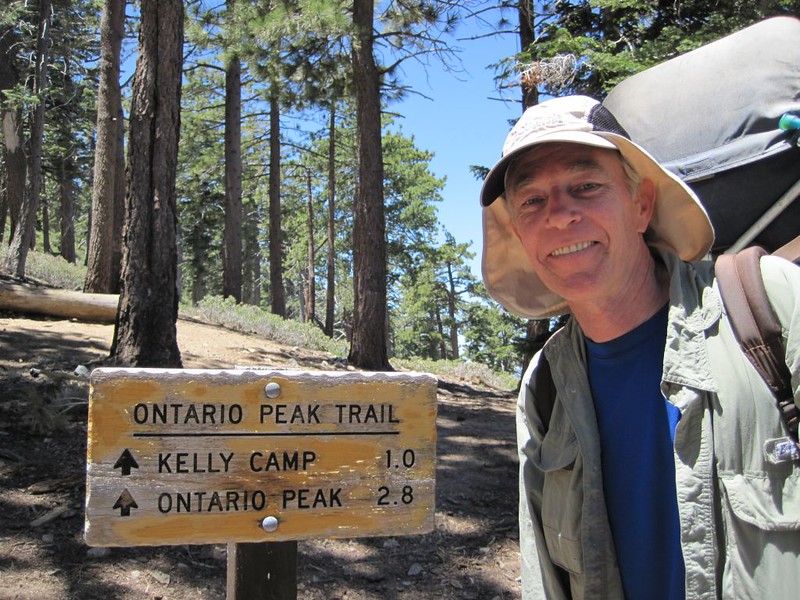 Heading on to Kelly Camp, only a mile to go, and an easy hike