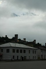 Cloudy Day with Mountain Peaks - Svaneti, Georgia