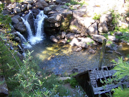 creek waterfall abandonedshack battlecreekfalls mineralca