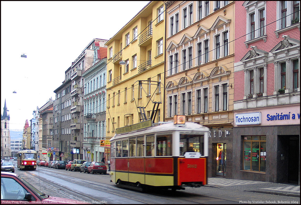 Praha / Prag / Prague - Letna, trida Milady Horakove/Belgrediho