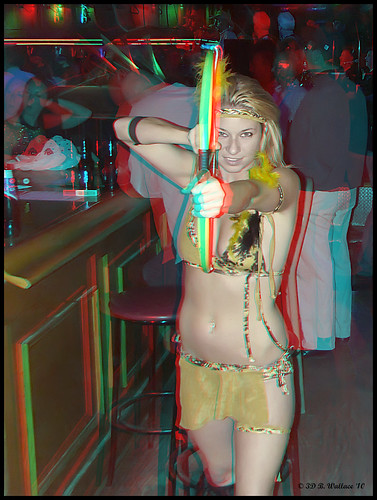 party woman cute sexy halloween beautiful lady female bar club fun costume stereoscopic 3d outfit md pretty slim adult skin gorgeous indian brian adorable makeup dressup maryland anaglyph indoors stereo fantasy linda bow blonde wallace inside arrow hanover delectable playful spunky loincloth bartenders servers built ashlee skimpy lucious pretend stereoscopy stereographic brianwallace stereoimage harmons adultplay cancuncantina stereopicture