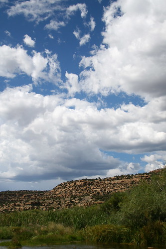 sky newmexico clouds canyon sanjuanriver