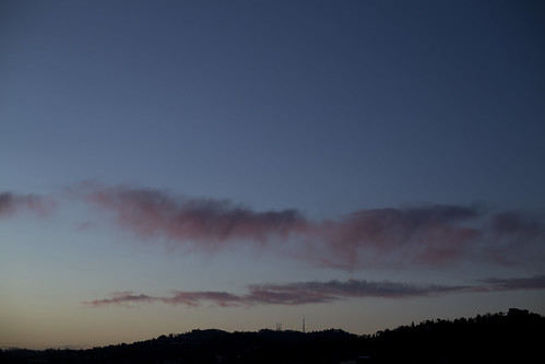 city blue orange silhouette clouds sunrise canon 50mm bologna 5d italymorning
