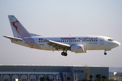 Tunisair B737-5H3 TS-IOI TLS 25/02/1996