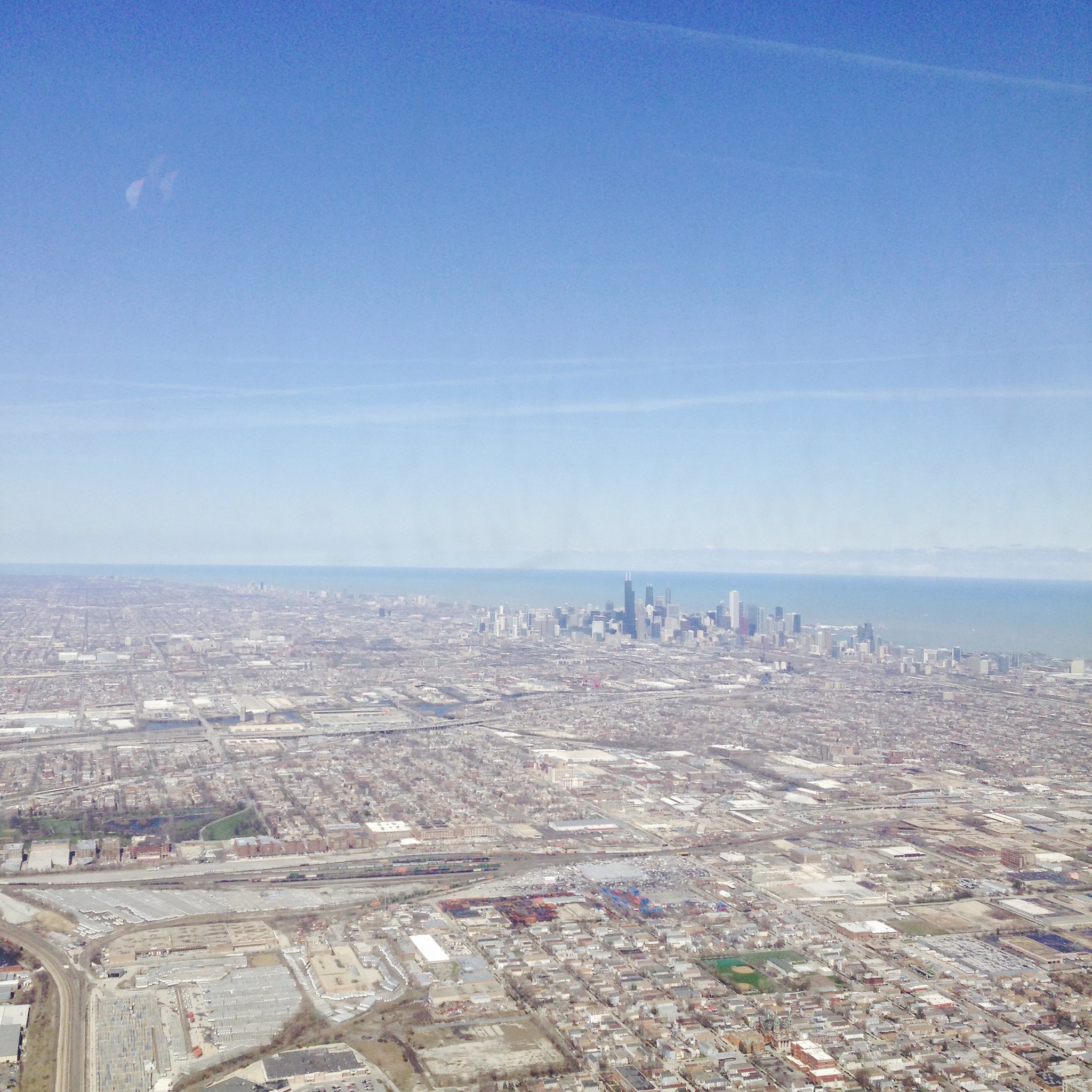 Aerial of Chicago Skyline