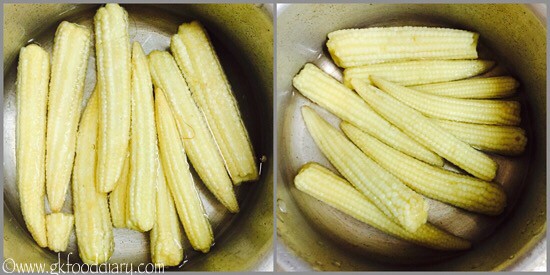 Baby Corn Fingers Recipe for Toddlers & Kids - step 1