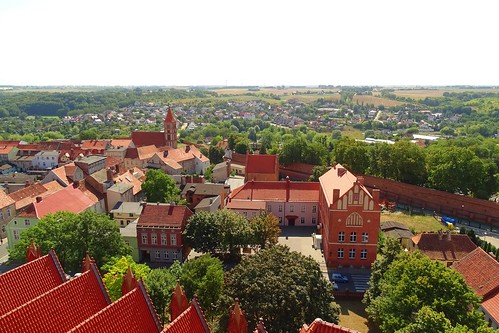 roof summer building tower church architecture landscape town view poland polska culm kulm chełmno