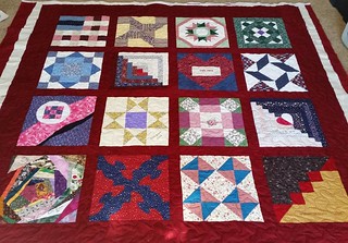 Quilted Grandma's friendship quilt today. March goals are staying on track.