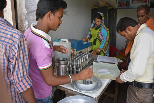Dairy producers and processors in Bhadrack, Odisha State, India