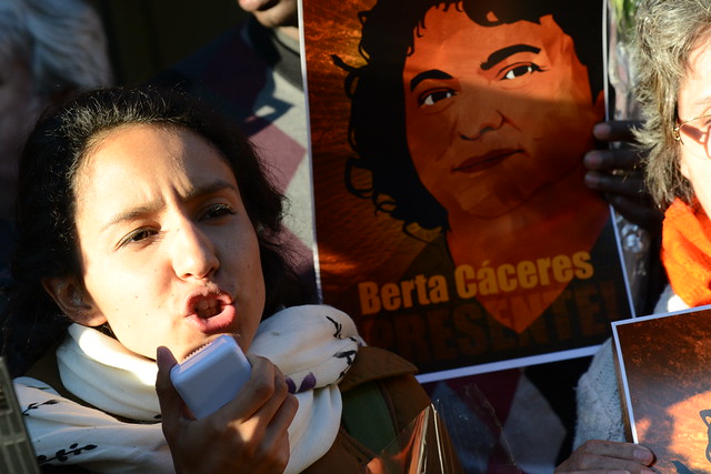 Manifestación Berta Cáceres
