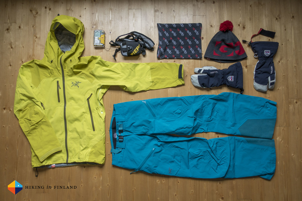 Arc'teryx Hardshell Combo, PIEPS and accessories