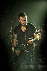 Billy Duffy of The Cult live at Mandela Hall, Belfast, 6 March 2016