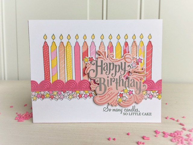 Frosted Borders, Sprinkles on Top, and Fancy Pants Sentiments by Papertrey Ink.