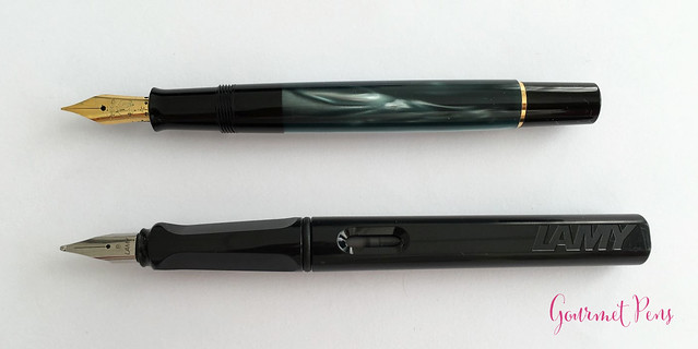 Review Pelikan Tradition Series M200 Green Marble Fountain Pen @Goldspot (17)