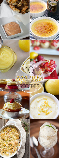 10 Egg Yolk Recipes collage.