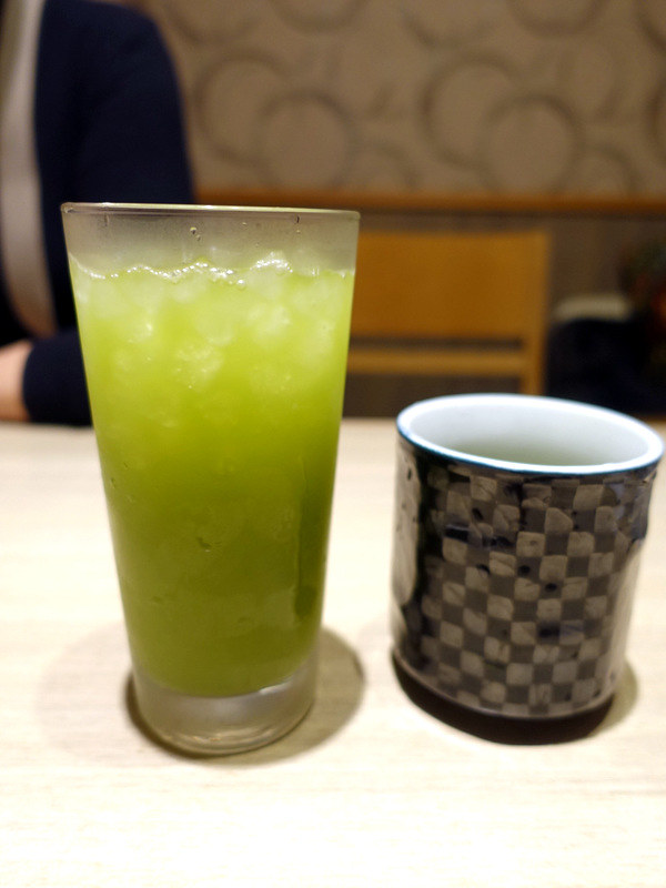 Midori Sushi Ginza 美登利寿司- Iced and Hot Green Tea