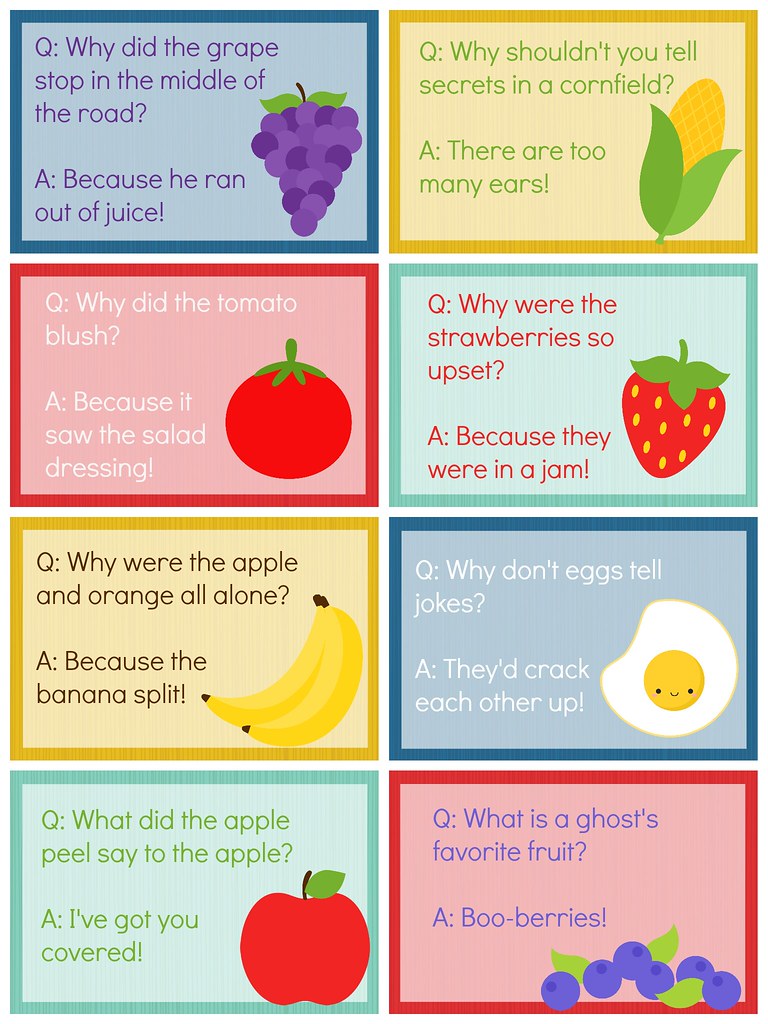 Make lunchtime more fun with these FREE Lunch Box Jokes collage.