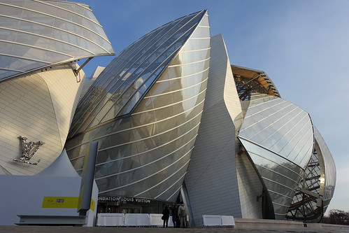 Paris, France - October 20, 2016: Louis Vuitton Foundation In The