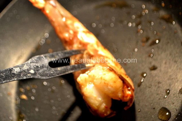 Crevette Géante et Saumon Grillés Crème à la Mangue Pimentée © Ana Luthi Tous droits réservés 40_GF