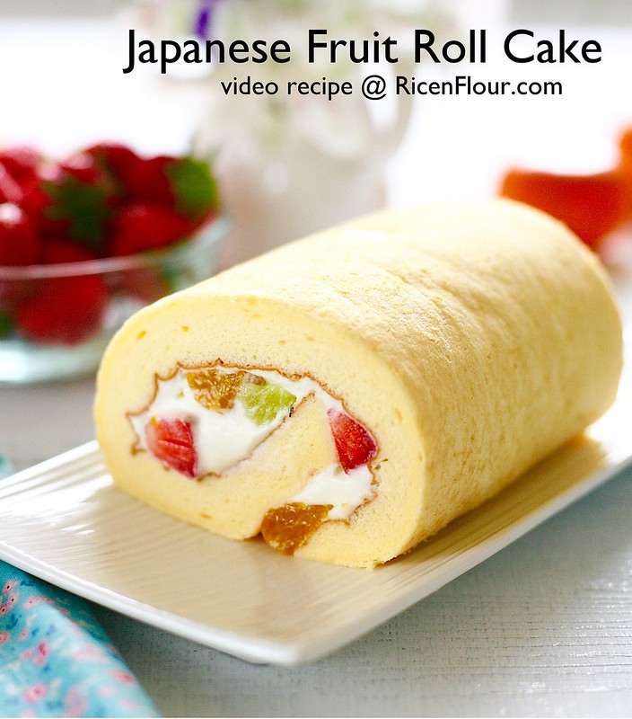 japanese fruit roll cake recipe