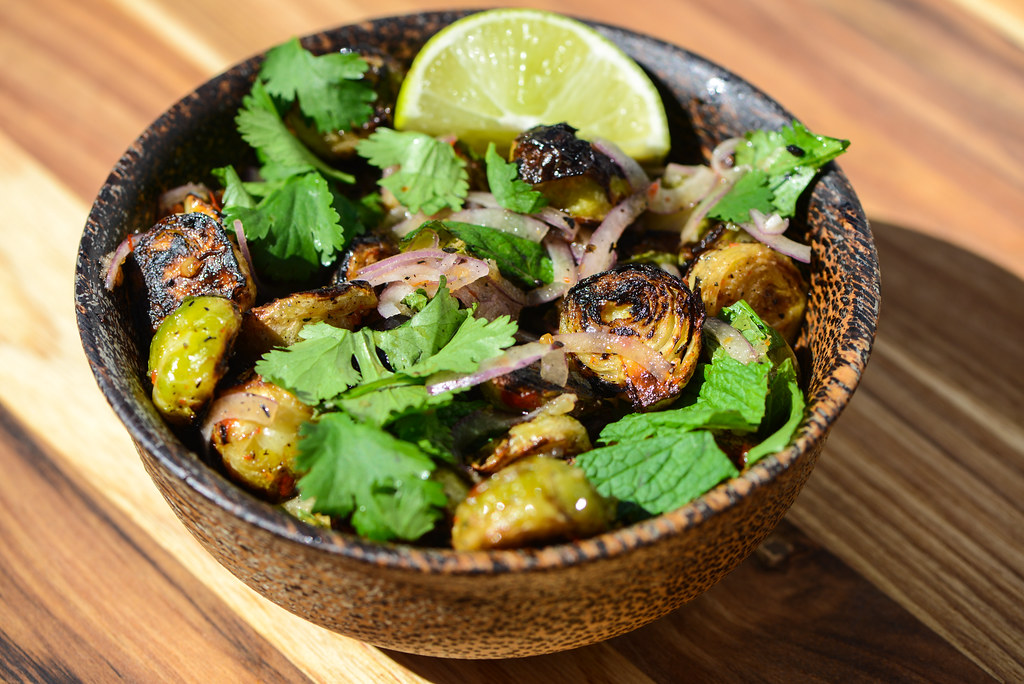 Brussels Sprouts with Thai Flavors