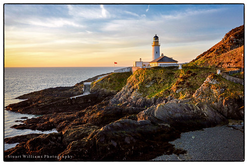 lighthouse sunrise landscape coast douglas isleofman