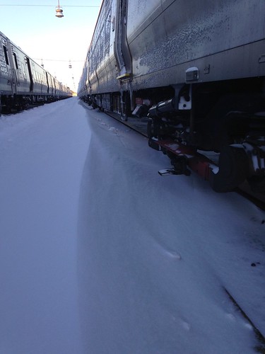 LIRR Clean Up From Blizzard