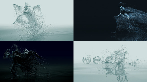 Water Blast Logo - Premiere Pro - 64