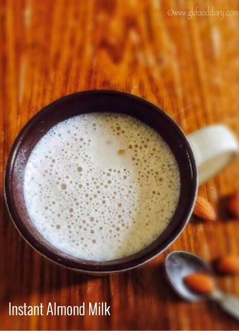 Instant Almond Milk Recipe for Toddlers and Kids3