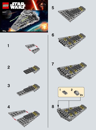 LEGO Star Wars: The Force Awakens First Order Star Destroyer (30277)