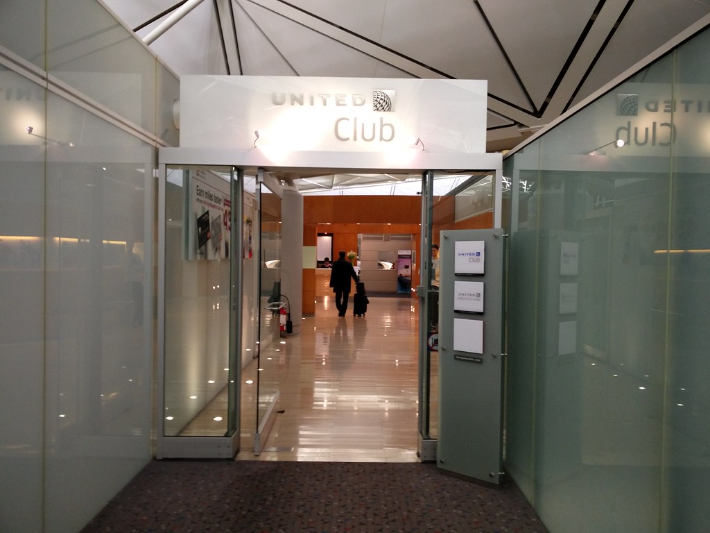 Entrance to the United Club