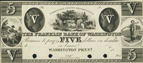 Washington, PA - Franklin Bank of Washington $5
