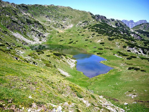 mountain lake landscape outdoor rila bulgaaria