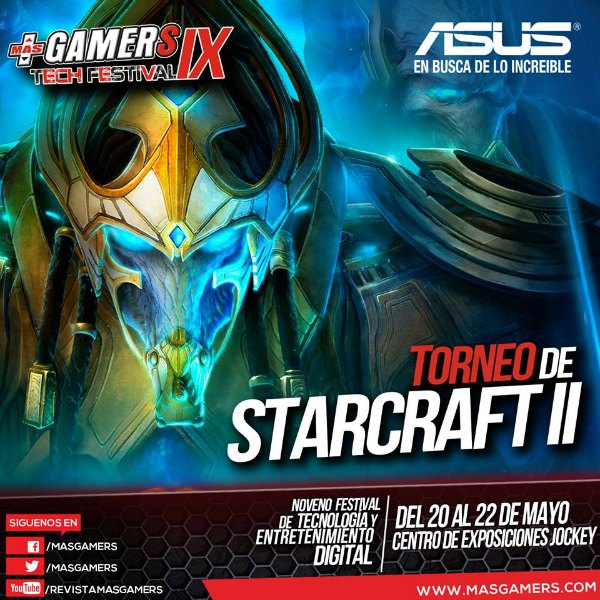 Torneo de StarCraft 2 en el MasGamers Tech Festival IX