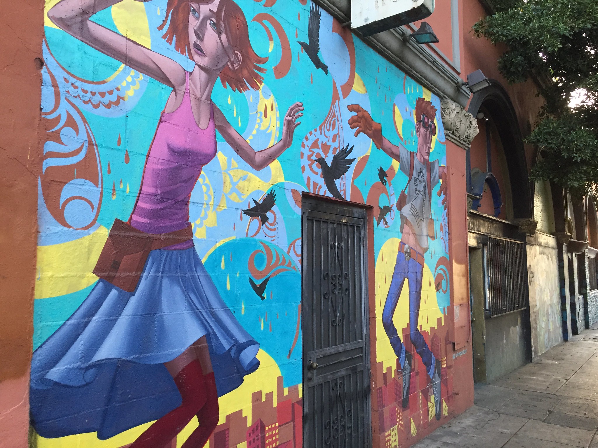 Alley murals