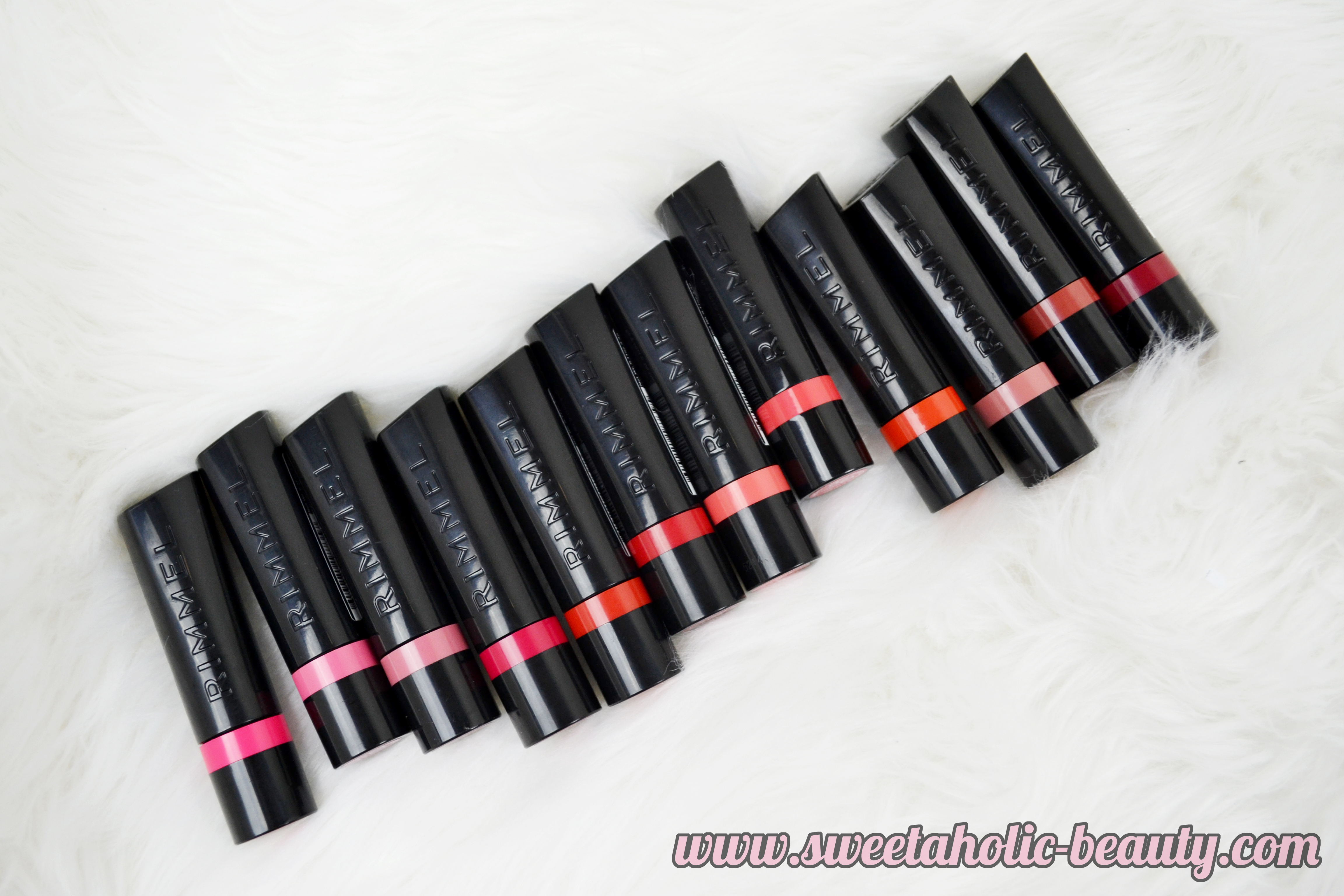 Rimmel London The Only One Lipstick Collection Review & Swatches - Sweetaholic Beauty