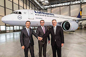 Airbus A320neo entrega a Lufthansa (Airbus)