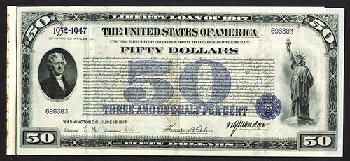 Lot 569 Liberty Loan Bond of 1917