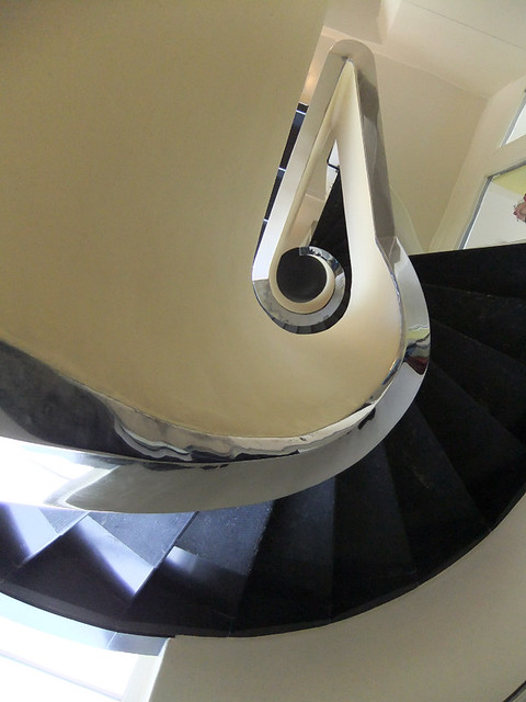 Spiral Staircase in the Sonneveld House in Rotterdam, Holland